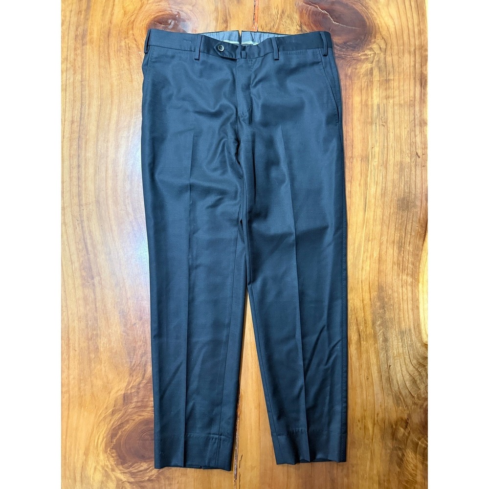 PT01 pants 48 50 34 x 29 100% Virgin Wool Straight Flat Dress Super Slim QQ12